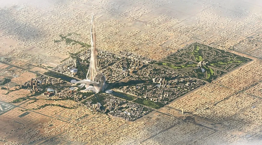 2000米！沙特未来“世界第一高楼”新方案亮相