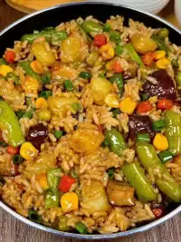 土豆豆角焖饭，太香了！#美食 #美食教程 #美食制作 #美食分#城事通CityScope