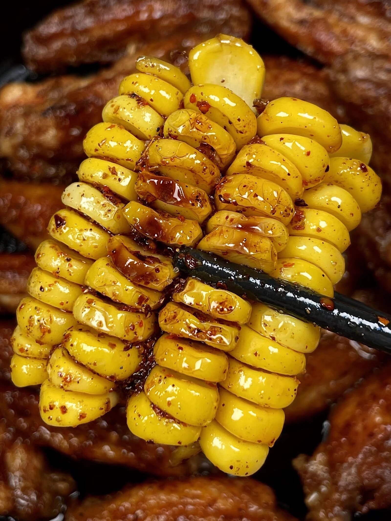 我妈尝了一口让我原地开店超好吃的脆皮椒盐鸡翅玉米#美食推荐#城事通CityScope